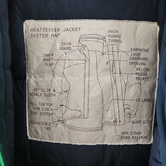 THE NORTH FACE | Heatseeker ski jacket insulated hyvent green boys sz 16 - Picture 10 of 10